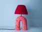'You' Table Lamp - Red and Pink