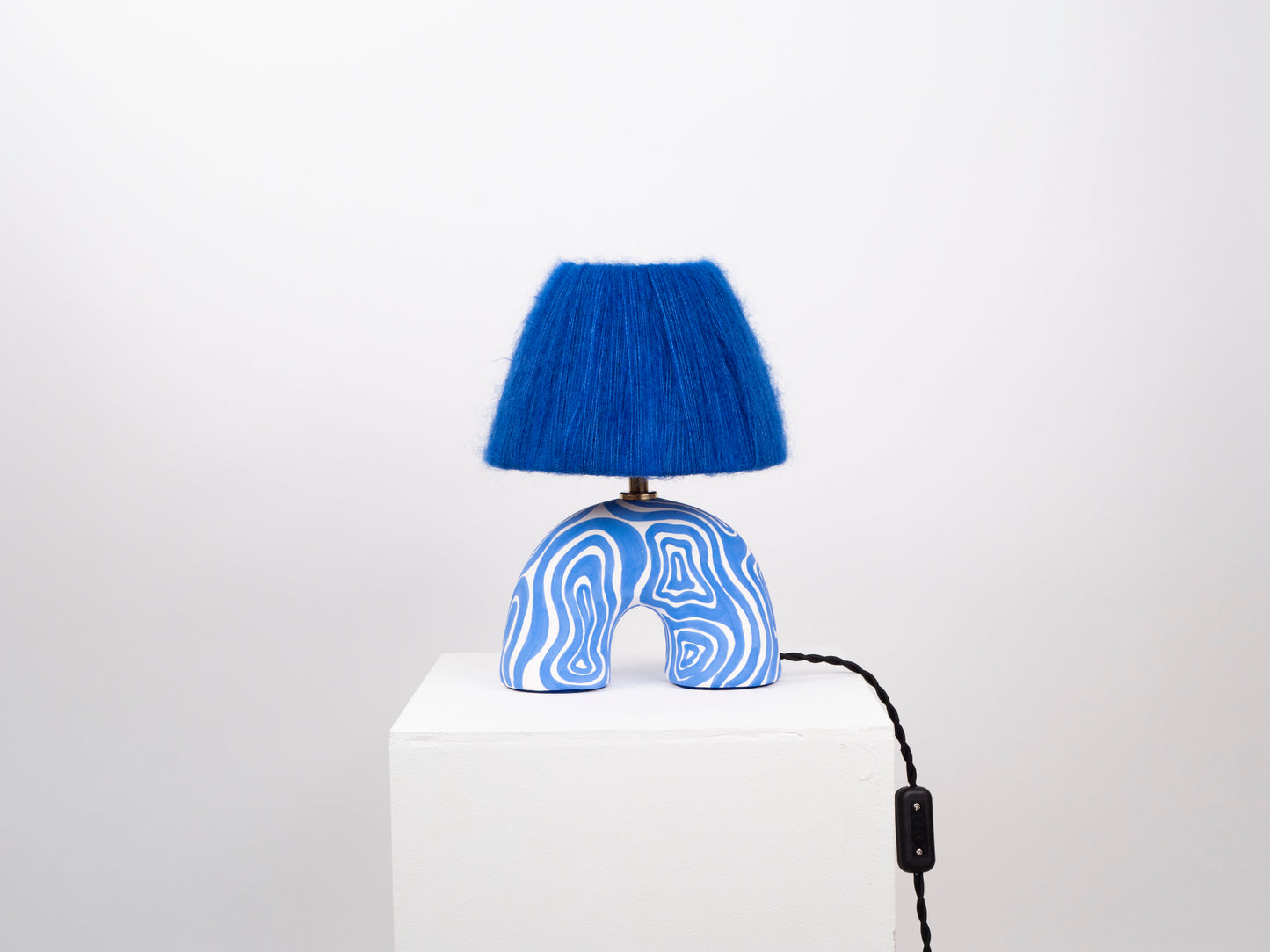 'Me' Table Lamp - Cobalt Wave (Matte)
