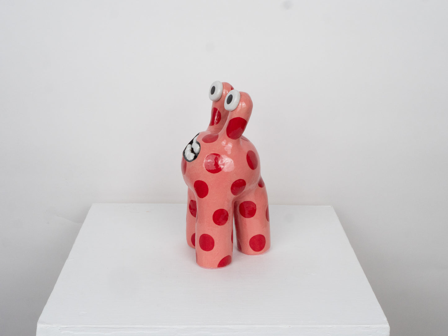 Tully- Pink and Red Polkadot