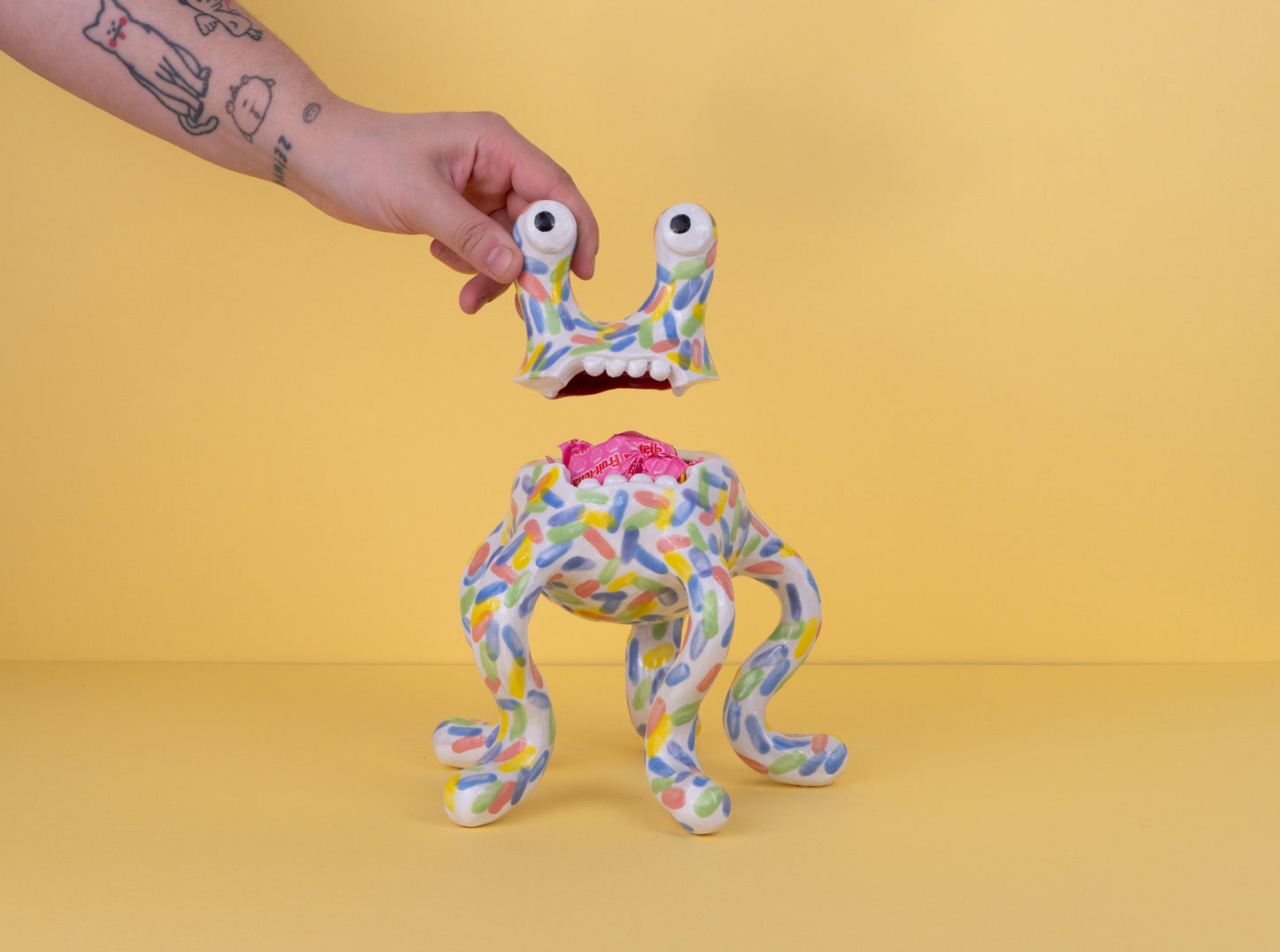 Odie Monster Pot- Sprinkles
