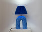 'You' Table Lamp - Two Tone Blue