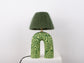 'You' Table Lamp - Two Tone Green