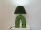 'You' Table Lamp - Two Tone Green